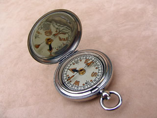 Barker & Son MK VI Officers style pocket compass 